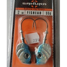 Cabeçotes Sakura Fishead  55gr (2 Unidades)